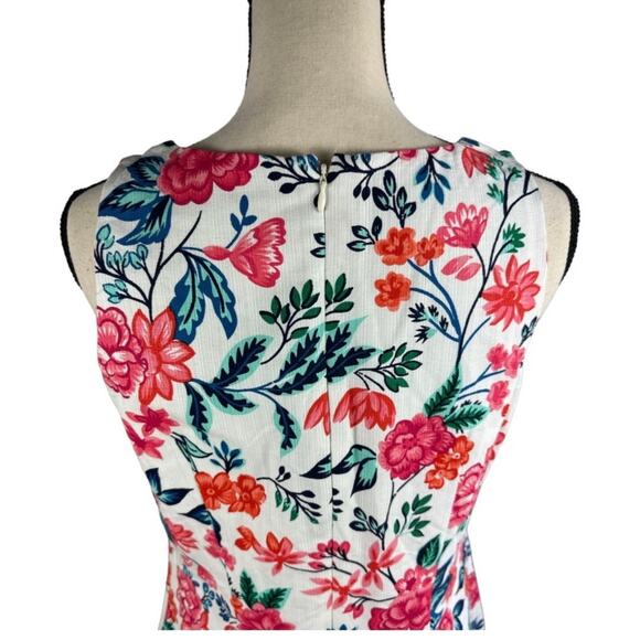 Eliza J Floral Embroidered A Line sleeveless Dress - Picture 5 of 10